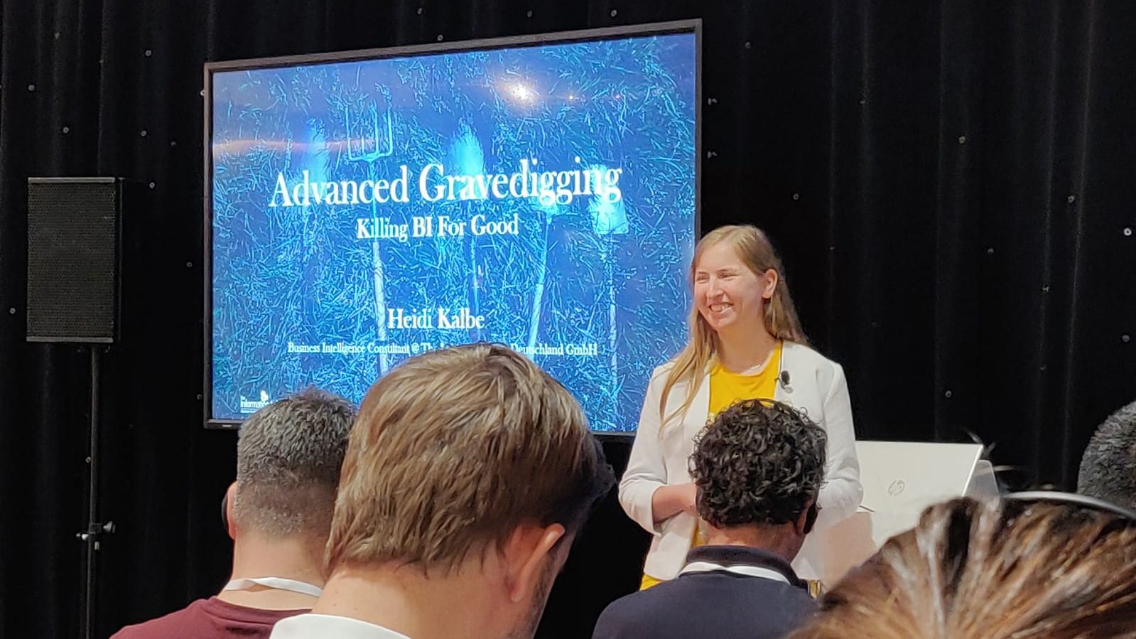 Heidi Kalbe at Tableau Conference Europe 2019 in Berlin: Advanced Gravedigging - Killing BI For Good
