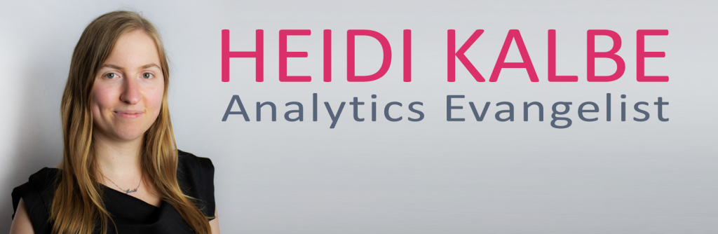 Heidi Kalbe, Analytics Evangelist